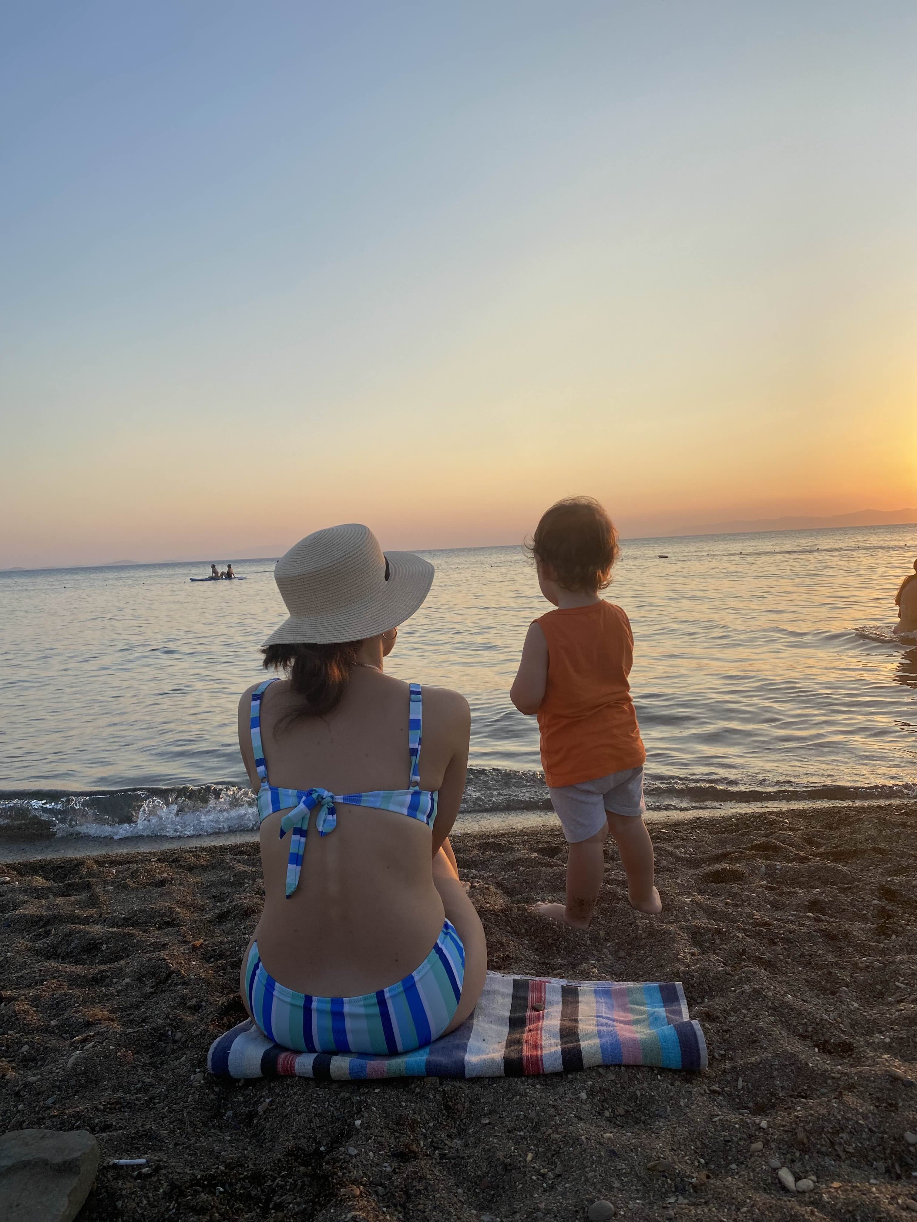 Ocean Hipster Dokulu Çizgili Bikini Altı